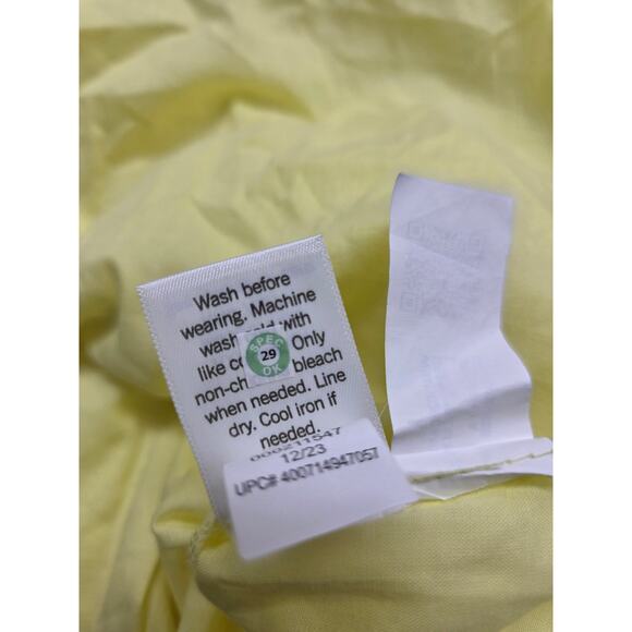 Sonoma Lemon Yellow Maxi Dress 2-Piece Set Sz L - Picture 6 of 6